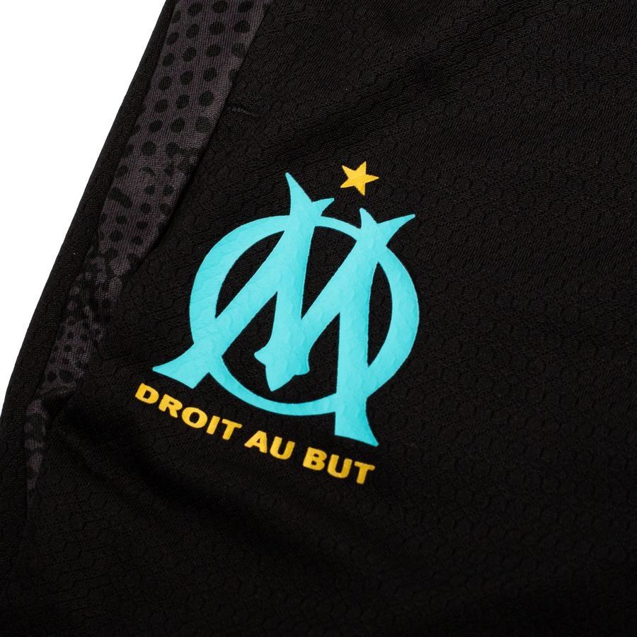 Marseille Training Trousers - PUMA Black/Team Aqua - Men's-SoccerKits Hub | Buy Soccer Jerseys Online